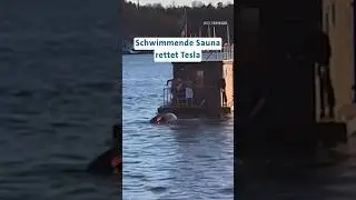 Oslo: Tesla geht baden, eine schwimmende Sauna rettet?