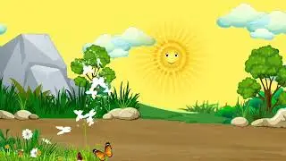 Background Animasi Matahari  || no copyright - Animasi Green