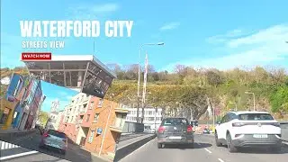 A Relaxing Drive Through Waterford, Ireland | City Streets & Sights