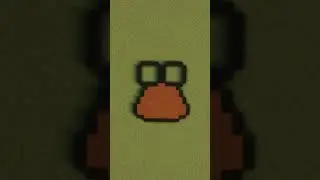 Pou pixel art #shorts #emojichallenge #minecraft #minecraftbuilding #timelapse