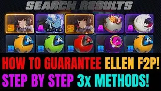 HOW TO GET Ellen F2P In Zenless Zone Zero!! | Reroll + NO Reroll Methods & Gatcha Rate Tricks!
