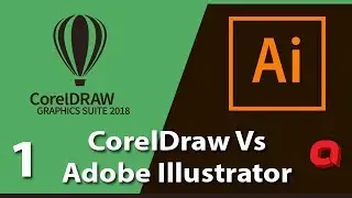 Adobe Illustrator Vs CorelDraw hindi tutorial 01
