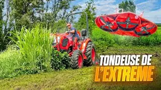 ESSAI tondeuse arrière pour tracteur