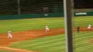 Ray Legito hits a rocket to the shortstop