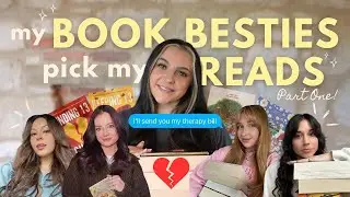 BOOKTUBERS pick my READS reading vlog (part one) 📖✨ reading books out of my comfort zone!