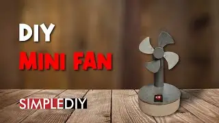 DIY Mini Fan|Making Mini Fan using PVC pipes|Students Projects