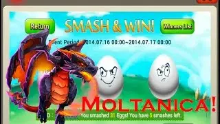 Выбиваем Дракона в игре Битва замков/Castle Clash-Rolling for a Moltanica