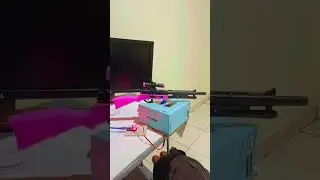Auto rotating Gun with Arduino #arduinoproject