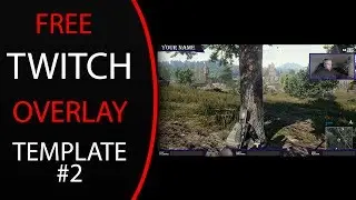 Free Twitch/Youtube Overlay Template #2