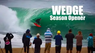 BIG WEDGE - Season Opener - Raw Clips   HD  🌊🏄‍♂️🏖🌴  #johnminarphotography
