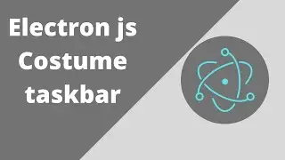 Electron Costume taskbar for beginners in hindi