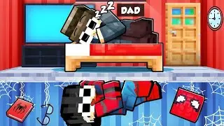 I Built a SUPERHERO ROOM To Hide From my Dad!