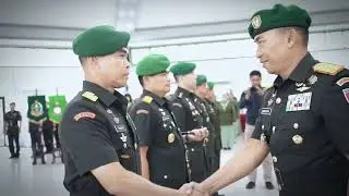 Pangdam XIV/Hsn Pimpin Serah Terima Jabatan Tiga Pejabat di Lingkungan Kodam XIV/Hsn