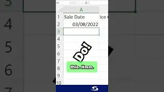 Fastest way to enter the current date in Microsoft Excel 