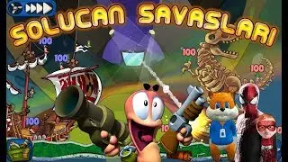SOLUCAN SAVAŞLARI Örümcek Adam Takımı Kamil Dayı Takımı (Worms Armageddon Oyunu)