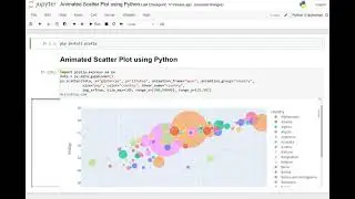 Animated Scatter Plot using Python