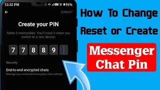 How To Change Messenger Pin Number | 2024 | How To Change Messenger Chat Pin | Messenger Pin Change