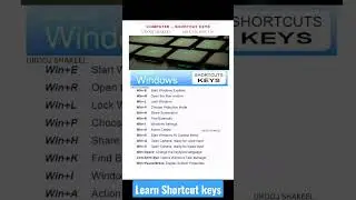 Ctrl A to Z shortcut keys in windows | CTRL Shortcut Keys of Computer 