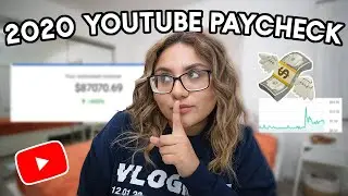 HOW MUCH MONEY I MADE ON YOUTUBE IN 2020 (my first year being monetized) | vlogmas day 12