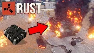 RUST - КАК ВЗОРВАТЬ ТАНК С С4. БАГ И ФАРМ ТАНКА?