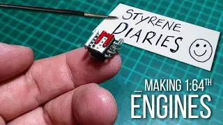 STYRENE DIARIES : How to make 1:64th scale engines for Hot Wheels, Matchbox, Corgi
