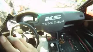 KS tuned Dyno and Helmet Cam FWD Winner IFO Kent