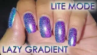 Lite Mode Lazy Gradient | DIY Nail Art Tutorial | MSLP