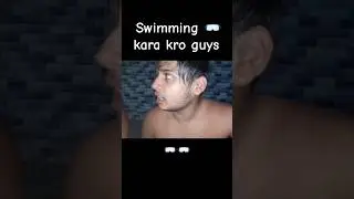 gym ke baad 🥽 swimming 🤙🏻#minivlog #viral #hiteshvlogz #shortvideo