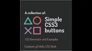 Simple CSS3 buttons site generator and examples (codepen, jsfiddle, cssdeck)