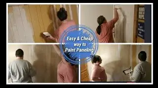 Easy and Cheap Way to Update Wall Paneling
