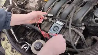Датчик температуры воздуха Renault Scenic 1.4, 1.6. +Таблица