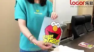 Locor 70cm DTF T-shirt/ Fabric Printing Solution-Powder Shaking Machine