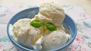 Мороженое за 5 минут + время на заморозку. Сливочное мороженое.