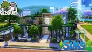 MODERN RESTAURANT | NOMS Collab | Sims4 | Speedbuild | NoCC
