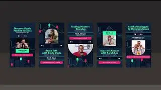 Social Media Reels - Stock Market Podcast After Effects Template