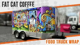 Fat Cat Coffee - Food Truck Wrap