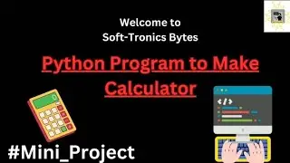 Python Program to Create Calculator. #miniproject #pythontutorial #learnpython
