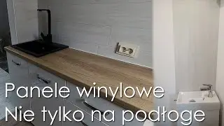 Panele winylowe na ścianie, jak wyciąć otwór pod zlewozmywak
