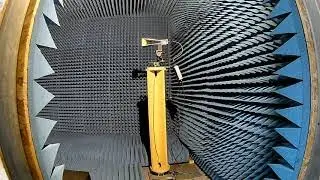 Антенные измерения: вид сбоку (антенны в камере)