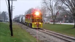 TP&W Eastbound M-Train at Cruger/El Paso, IL - Dec. 5, 2021