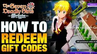 How To Redeem Gift Codes ON PS5 | Seven Deadly Sins: Origin  