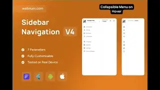 FlutterFlow Sidebar Navigation 🖱️✨ 