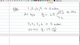 Counting: Example - Number of Divisible Numbers