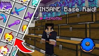 MASSIVE Base Raid on the Donut SMP! Spawners + Loot