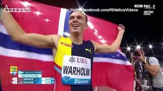 K. Warholm 46.92 AR R. Benjamin 46.98 PB Zürich 2019