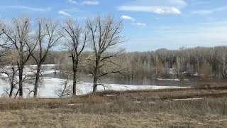 Ледоход на Сакмаре. Апрель 2024г