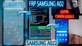 FRP SAMSUNG A02 como QUITAR CUENTA GOOGLE ULTIMA SEGURIDAD CUALQUIER BIT sin KNOX SUPER FACIL