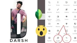 Name text photo editing || One click Snapseed editing ||