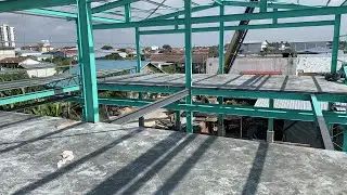 Concrete Suspended Slab - Galvanised Metal Decking Formwork | Composite Bond-Dek Steel Metal Floor