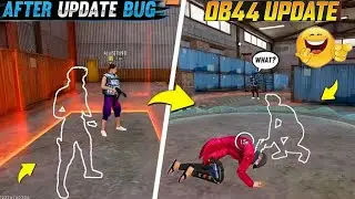After Ob44 Update Invisible Tricks 😱 How To Invisible In Free Fire 🤔 Free Fire Bug 🔥